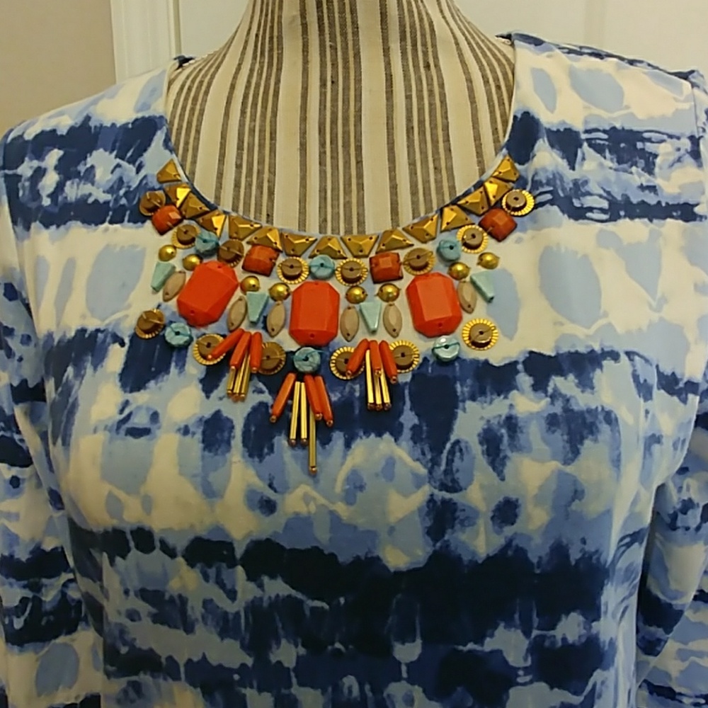 Ruby Rd. Beaded Ombre Striped Tunic - image 3